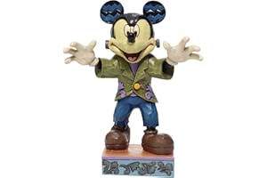 Enesco Jim Shore Disney Traditions Halloween Frankenstein Mickey Mouse Figurine, 5.31 in, Multicolor