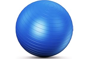 SK Depot™ Exercise Ball 33-85cm Extra Thick Yoga Ball Chair, Slow Deflate Fitness Ball Stability Ball for Improved Posture, B