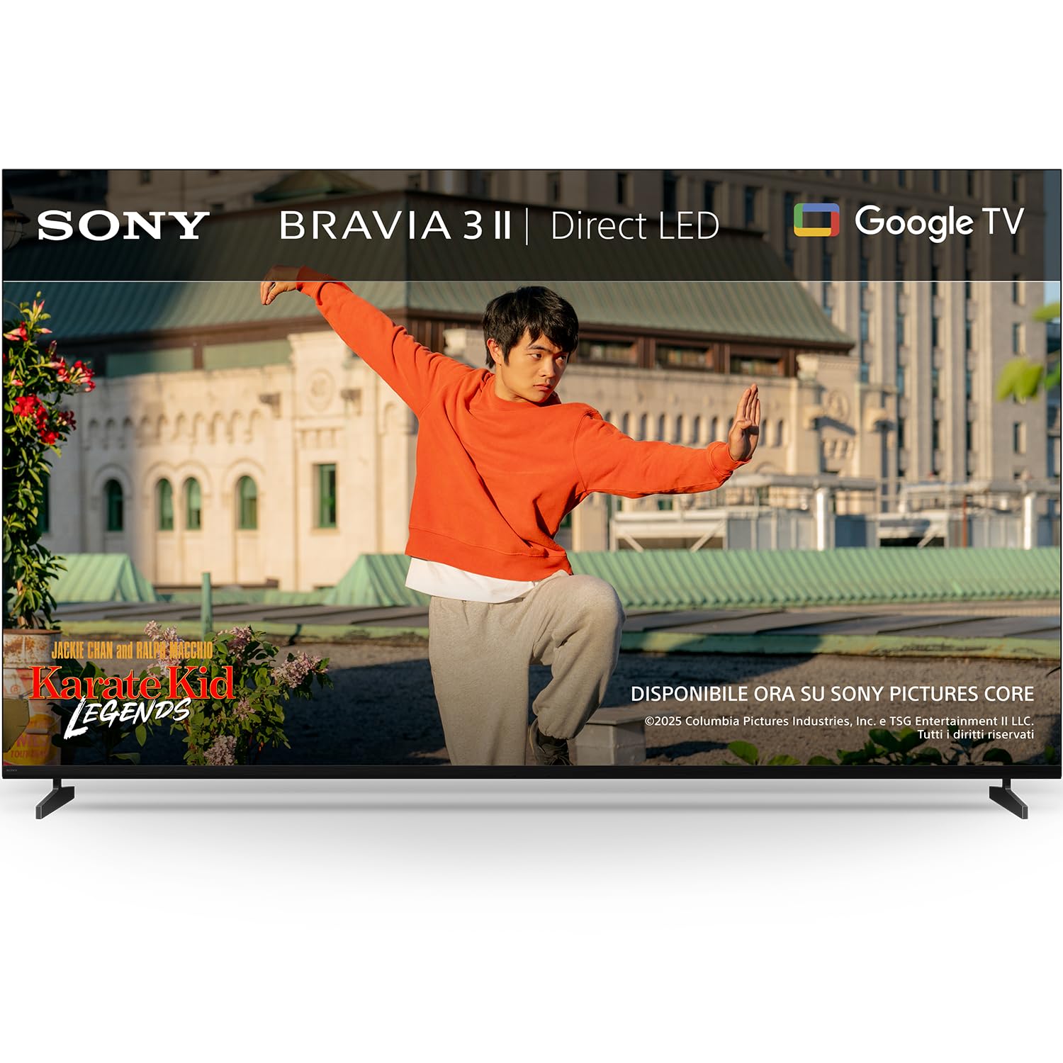TV Sony BRAVIA 3Ⅱ43 pollici, Smart TV 4K (Google TV), processore XR con tecnologia AI, 120 Hz con Dolby Vision/Atmos, compatibile con PS5, modello 43XR32M2, anno 2026