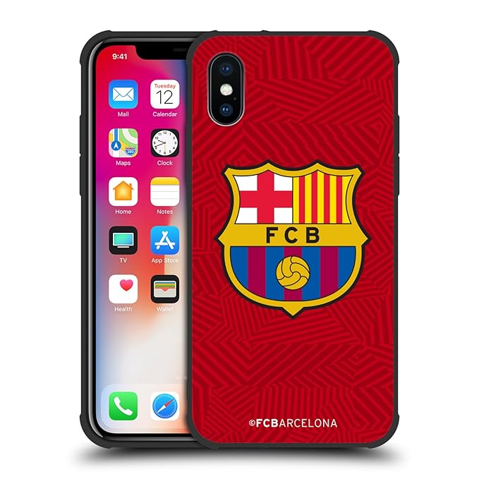 Amazoncom Official Fc Barcelona Red 201718 Crest