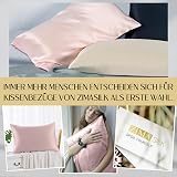 ZIMASILK 100% Mulberry Silk Pillowcase 19 Momme 80x80 Light Plum view 7