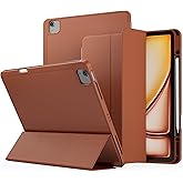 VAKS for iPad Air 13 inch Case M2 2024, iPad Pro 12.9 Case (6th/5th Gen 2022/2021), Trifold Stand Smart Cover Auto Wake with 