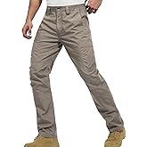 FREE SOLDIER Men's Cargo Pants Water Resistant Ripstop Tactical Pants for Men Work Pants Lightweight Outdoor Hiking Pants Men