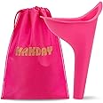 HAKDAY Female Urinal for Women, 4PCS Portable Urination Device Pee Funnel for Travel Camping Hiking and Outdoor Activities, Pink