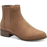 Charter Club Womens Daxi Cushioned Footbed Ankle Boots Tan 8 Medium (B,M)