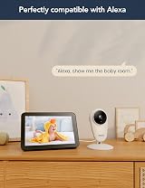GNCC C1Pro 2K Baby Monitor Night Vision Crying Motion Sound Detection Two-Way view 7