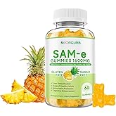 SAM-e L-Tyrosine Gummies with NAC, CoQ10 & Vitamin B Complex, 1600mg SAM e, 1500mg L Tyrosine Supplement for Energy, Cellular Antiox Protection, Neurotransmitter Support, Enhance Emotional Well-being