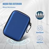 ProCase External Hard Drive Case 2.5 inch Navy Holds 2 Drives view 7