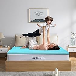 3 Inch Twin XL Memory Foam Mattress Topper, Single