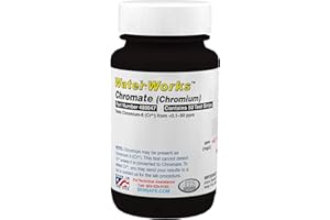 Industrial Test Systems WaterWorks 480047 Chromium (Chromate), 1 Minute and 17 Seconds Test Time, 0.1-50mg/L Range (Bottle of 50)