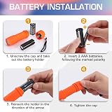 EverBrite 6 Pack UV 9 LED 395nm Blacklight Torch Flashlight Pet Urine Stain view 5