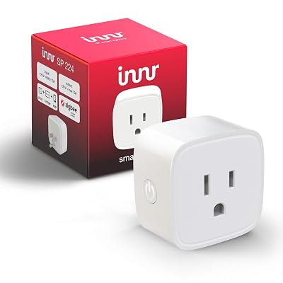 Innr Zigbee Smart Plug, Works with Philips Hue, SmartThings, Alexa, Google Home (Hub Required) SP 224
