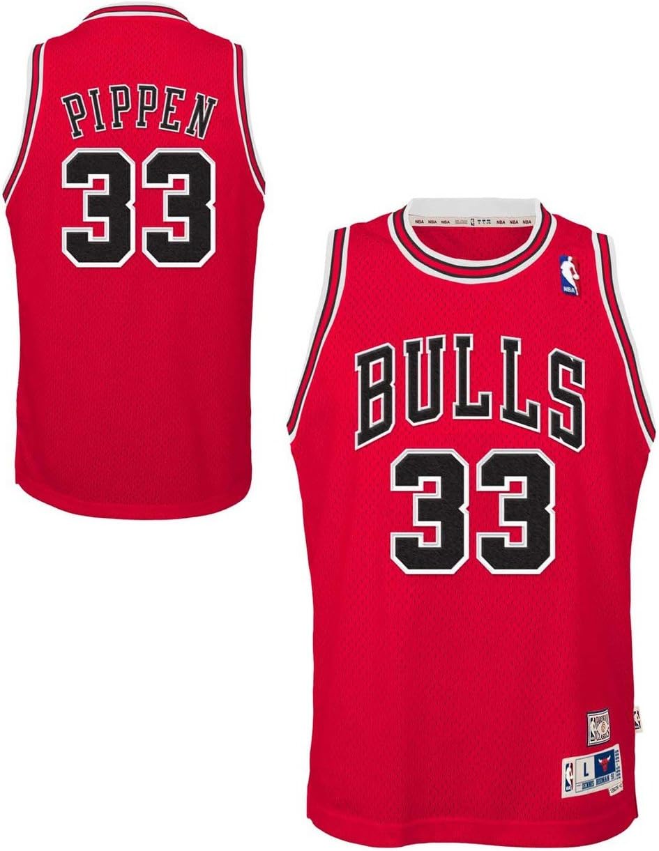 Genuine Stuff Chicago Bulls Youth Scottie Pippen NBA Soul Swingman Jersey - Red #33,