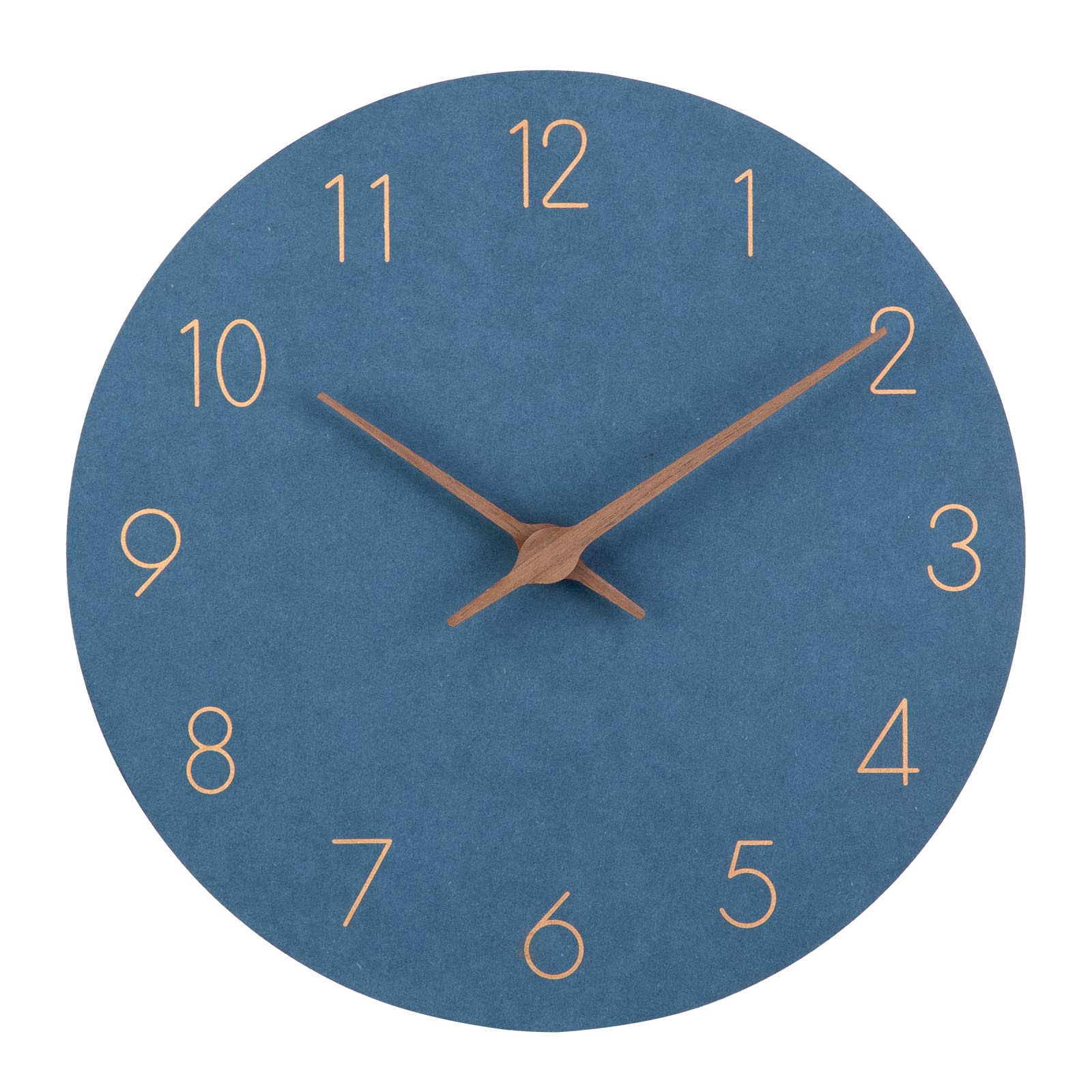 ACCSHINE Wooden 30cm Silent Wall Clocks for Home Decor Living Room Kitchen Large Number Modern Clock