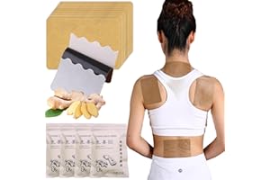 100pcs Ginger Patches Self-heating Foot Pads Warm Sticker for Joints, Hands, Waist, Shoulder, Back, Knee, Pack of 4