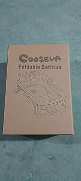 COOSEYA Baby Bath Tub Foldable Collapsible with Soft Cushion Grey 0-18m view 8