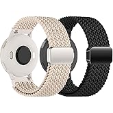 Msvueioe 22MM Braided Stretchy Band Compatible for GloryFit T80 T70 T60 T50 P99 P98 Smart Watch, Soft Elastic Strap Bracelet Wrist Bands for Glory Fit Smart Watch, Accessory for Men and Women