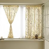 Romantic Garden Cotton Sheer Curtain - Rosley I W59 X L90.6 Inch, 1 Panel