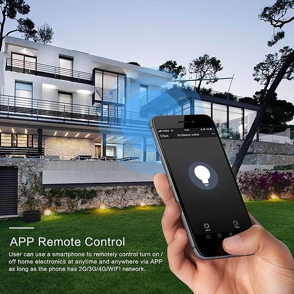 OurLeeme Smart Dimmer Lichtschalter WiFi Touch Remote Sprachsteuerungs Lichtschalter kompatibel mit Alexa Google Assistant IFTTT Neutralleiter erforderlich