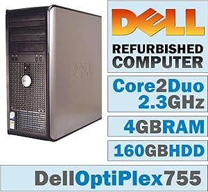Dell OptiPlex 755 MT/Core 2 Duo E6550 @ 2.33 GHz/4GB DDR2/160GB HDD/DVD-RW/Windows 10 Home 64 BIT