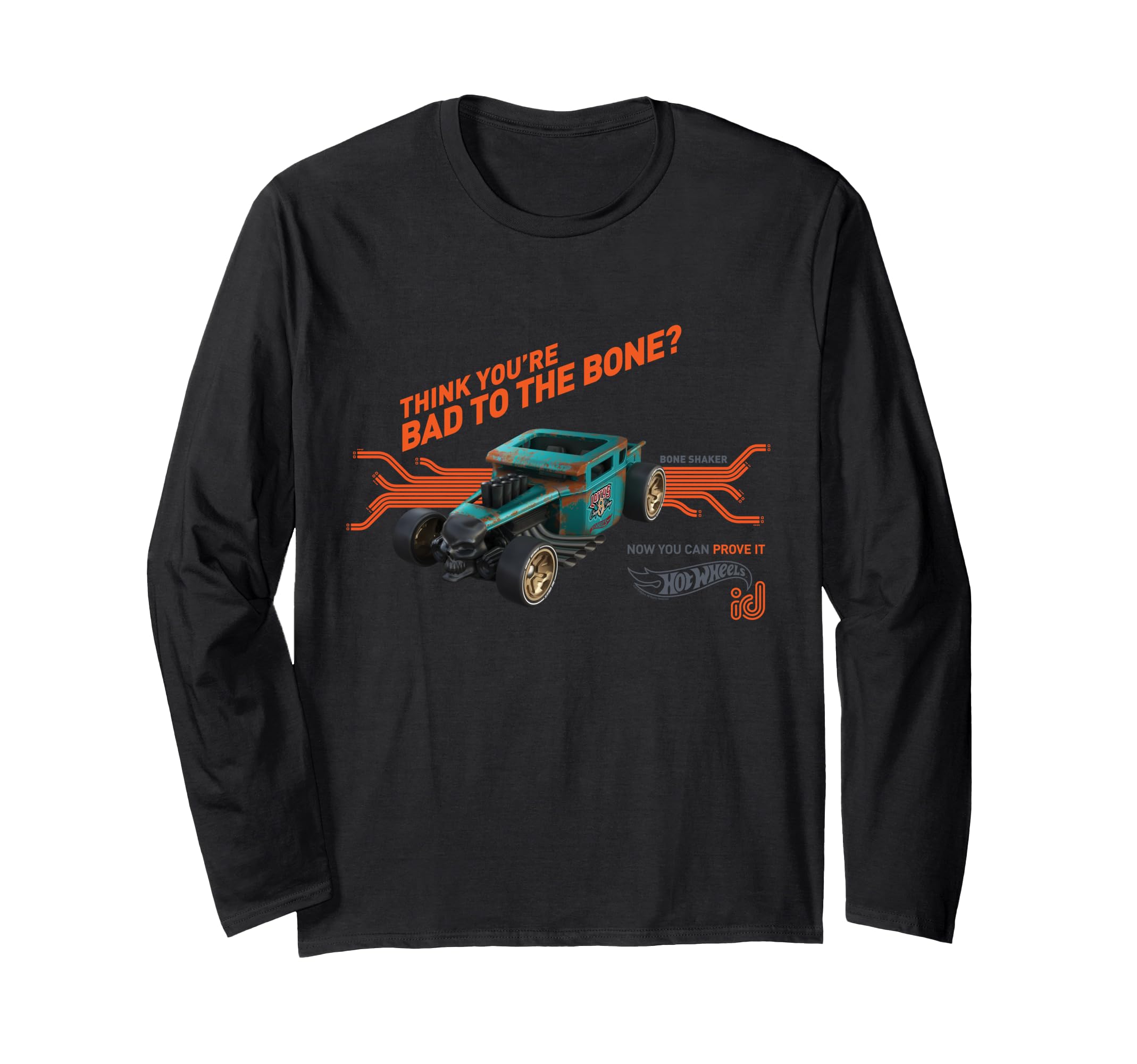 Hot Wheels - ID Bad to the Bone Camiseta de manga larga