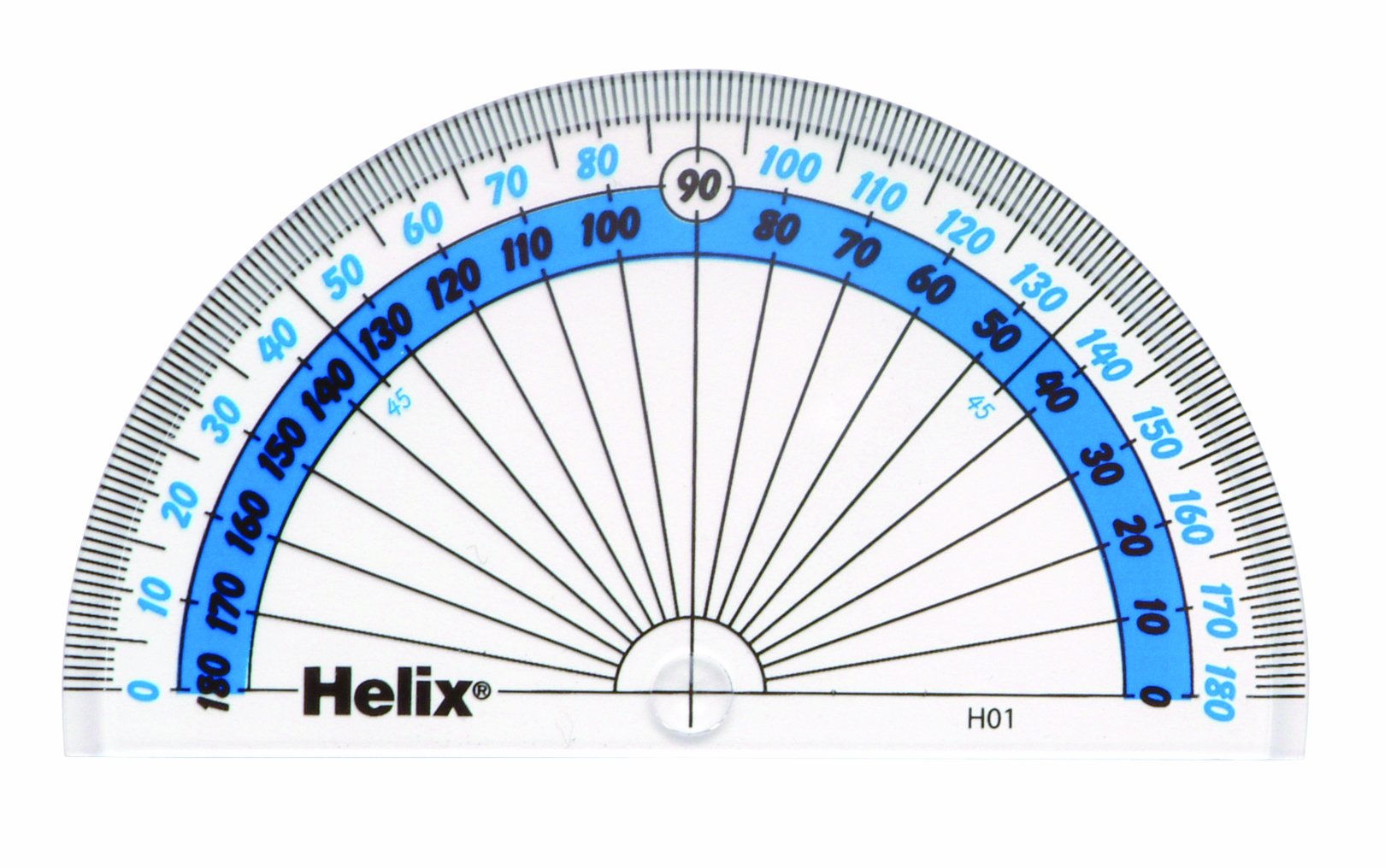Helix H01040 10cm 180 Degree Protractor