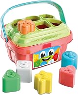 Clementoni Shape Sorting Bucket with 6 Shapes & Numbers 9+ Months