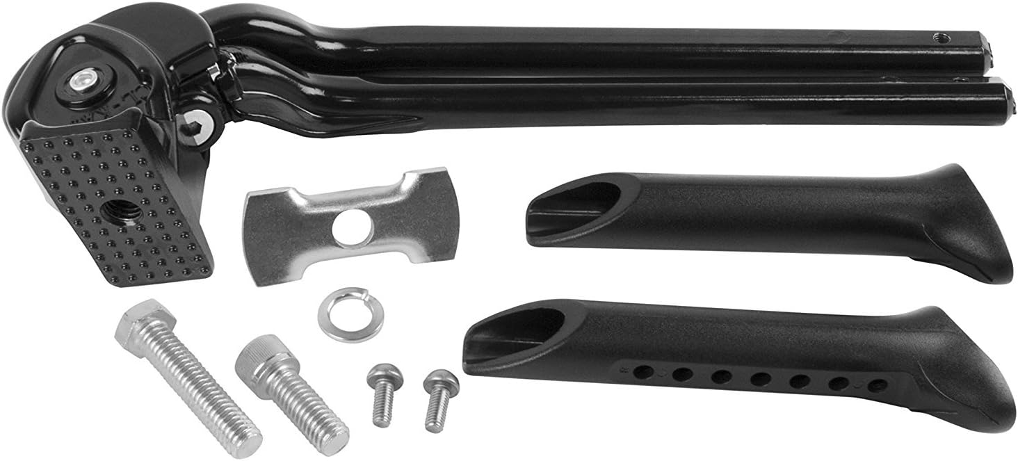 BV Bike Kickstand, Center Mount Bicycle Stand - Length Adjustable, Foldable Double Leg for 24"-28" Bikes : Sports & Outdoors