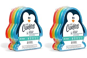 Fit & Fresh Shaped Slim Ice Packs, Dinosaur 12 Pack