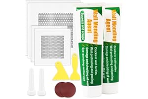 SOSFKIM Drywall Repair Kit, Spackle Wall Repair Patch Kit,2 in,4in Wall Mending Agent Quick and Wall Surface Hole Fill Quick and Easy Solution