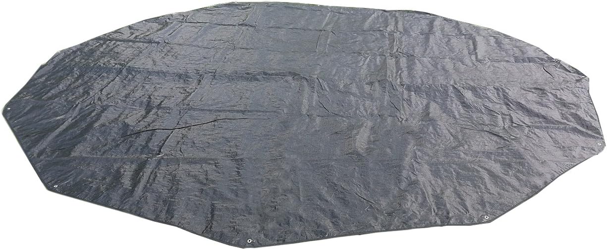 DANCHEL Ultralight Footprint Waterproof Picnic Mat Portable Tarps for Bell Tent Ground Camping Black (Multiple Sizes)