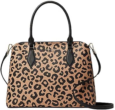 Kate Spade New York Darcy Graphic Leopard Large Satchel Shoulder Bag