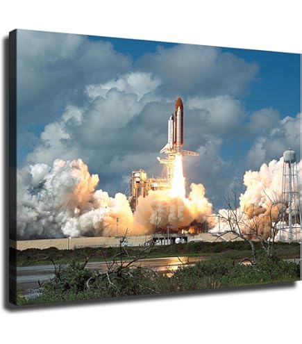An Exhaust Plume Forms Around Base Of Launch Pad 39A As Space Shuttle Atlantis Lifts Off On Sts 132 Mission Print Item Varpststk203344s