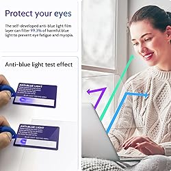 Peslv 3-Pack Anti Blue Light Screen Protector for