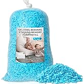 Jecqbor Bean Bag Filler, 5lbs Shredded Memory Foam Filling, Soft Pillow Stuffing Bean Bag Refill Foam for Couch, Cushion, Stuffed Animals, Dog Bed, Arts Crafts