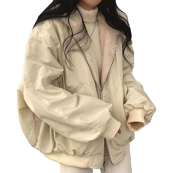 Women's Gothic Zip Up Hoodie Goth Fleece Fur Y2K Coats Cyber