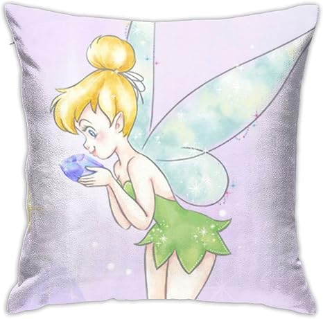 Amazon Co Jp フローラルティンカーベル クッションカバー おしゃれ 可愛い 豪華 柄 シンプル ソファークッション インテリア 装飾枕カバー 抱き枕カバー 座布団カバー ホーム キッチン