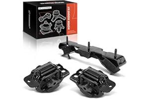 A-Premium 3PCS Engine Motor Mount and Transmission Mount Kit Compatible with Dodge Ram 2500 2005-2008, Ram 3500 2005-2007, 5.