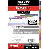 AT-A-GLANCE 2026 Planner Refill, Weekly & Monthly, 5.5" x 8.5", Size 4, Desk Size, 52122 Day-Timer, Kathy Davis (KD81-285Y-26