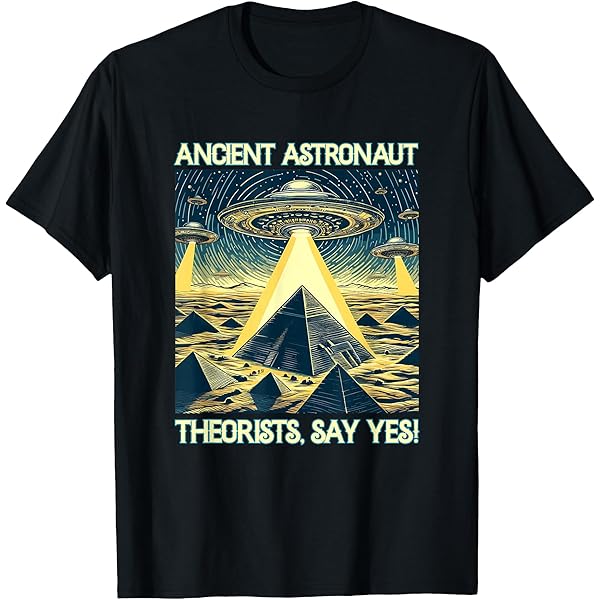 Amazon.com: Ancient Alien Astronaut Theorist Fun Proof T-Shirt