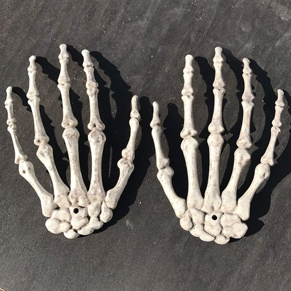 1 Pair Skeleton Hand Bone Claw Halloween Party Decoration Party Favors Party Supplies