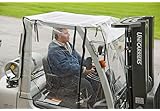 Heavy Duty Full Forklift Cab Enclosure Cover Clear Vinyl STD Size