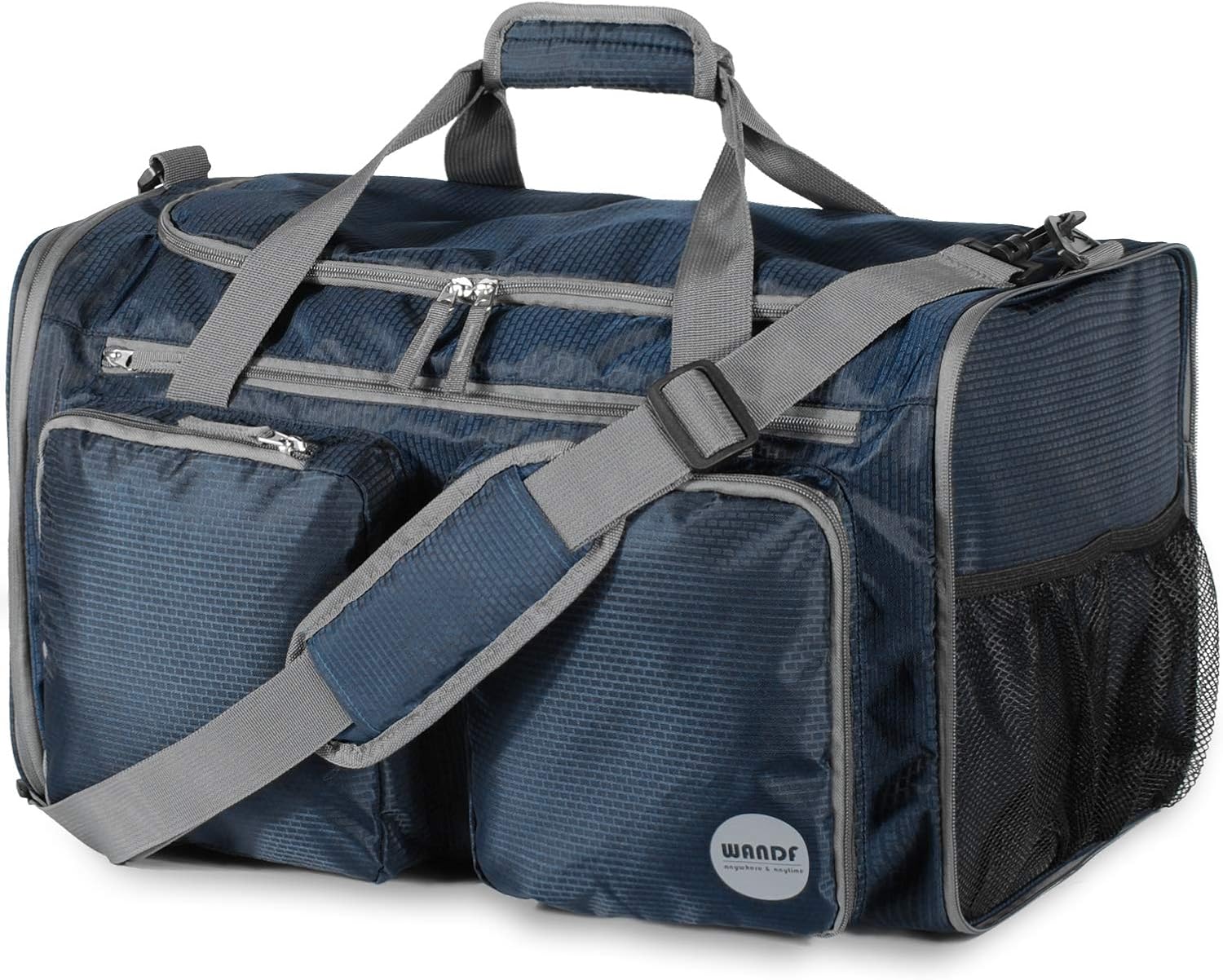 Hanke Foldable Sport Gym Bag Water Resistant Travel Duffel Bag with