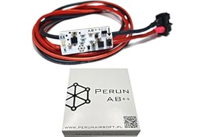 Perun Mosfet Upgrade for AEG Airsoft Rifle V2 Tokyo Marui Gearbox V3 and G&G ETU Gearbox Upgrades - Programmable Fire Modes, Precocking, DMR Mode