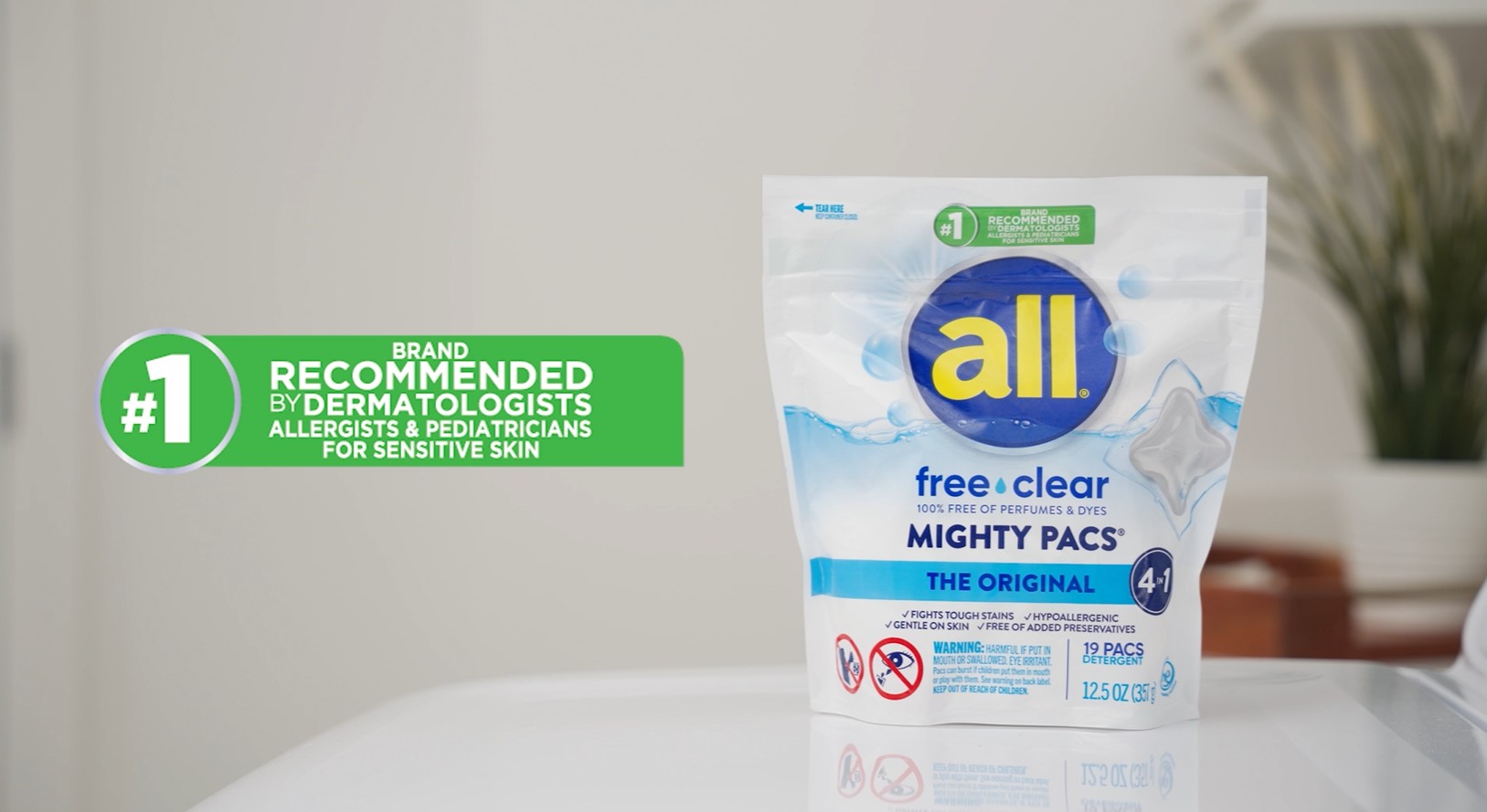 all free clear Laundry Detergent Pacs for Sensitive Skin, 66 Count, 2-Pack photo 12
