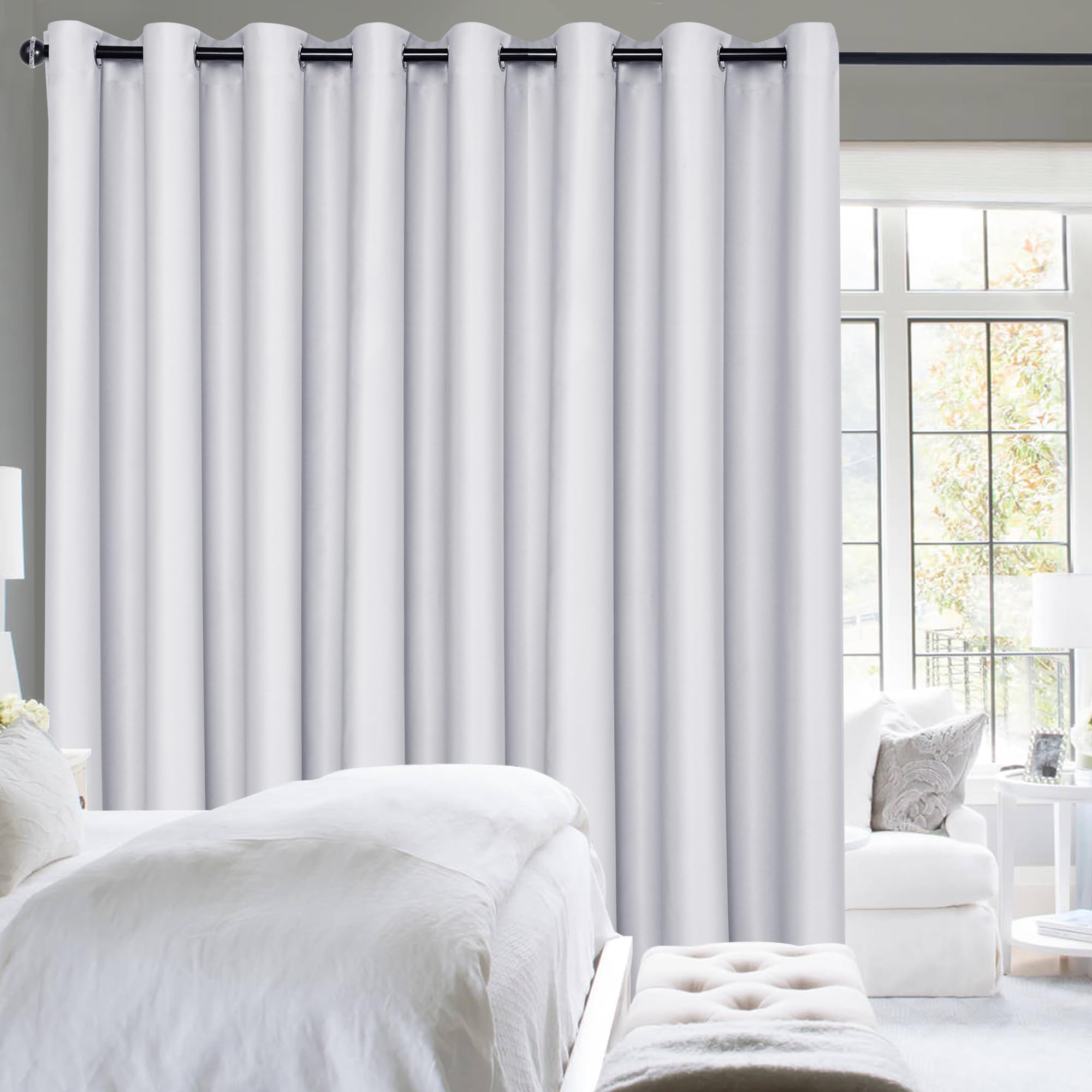 Hiasan Sliding Patio Door Blackout Curtains,1 Panel