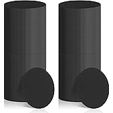 TaoBary 400 Pcs Disposable Paper Coasters Bulk 1MM, 4 Inch Round Cardboard Coasters Blank for Bar Drinks DIY Crafts Arts Wedding (Black)