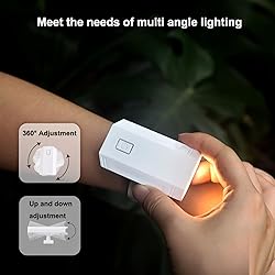 Omeet LED Wrist Flashlight, 3 Color