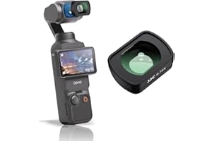 JJC Pocket 3 Magnetic Wide Angle Lens for DJI Osmo Pocket 3 / Xtra Muse Accessories, Dual-Sided Anti-Reflective Coating Lens 