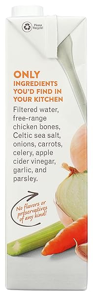 BONAFIDE PROVISIONS ORGANIC CHICKEN BROTH, SHELF STABLE 32 FL OZ